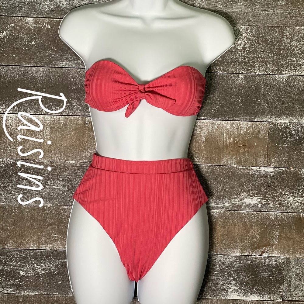 Pink Cheeky Bikini Set